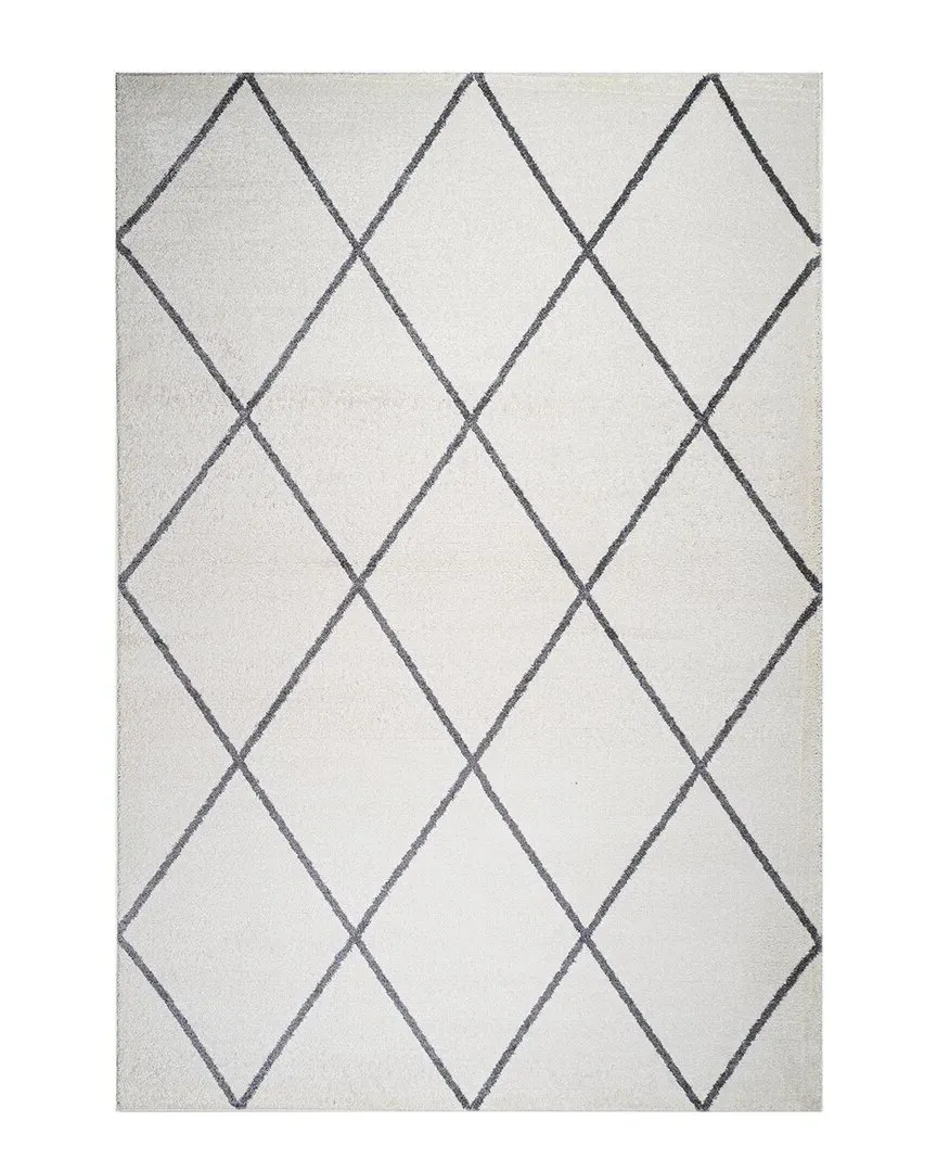 Supersoft Cole Rug - White, Polypropylene