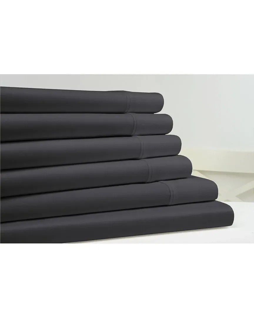 1200tc Cotton Rich Sheet Set - Charcoal