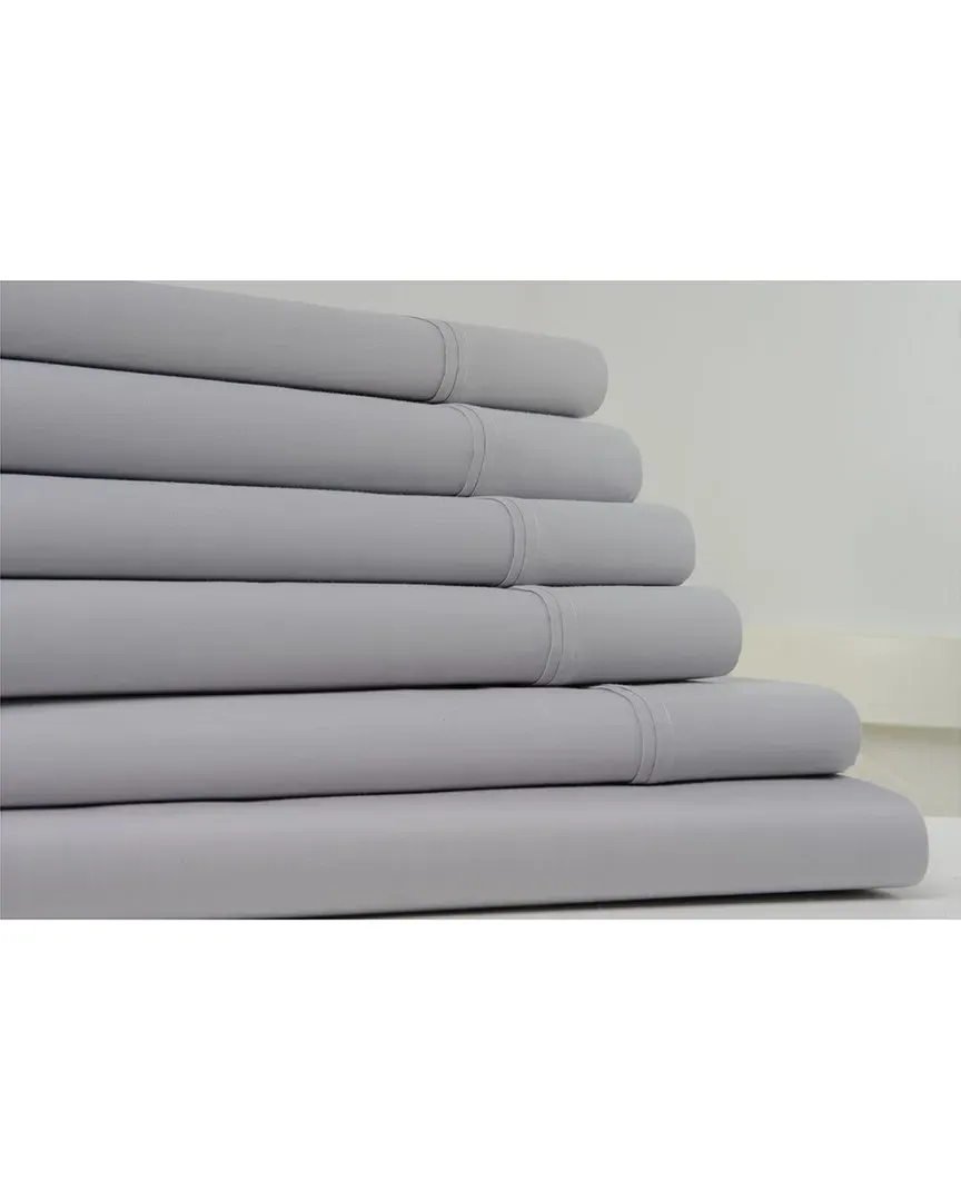1200tc Cotton Rich Sheet Set - Grey