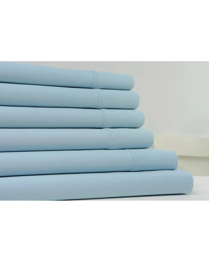 1200tc Cotton Rich Sheet Set - Sky Blue