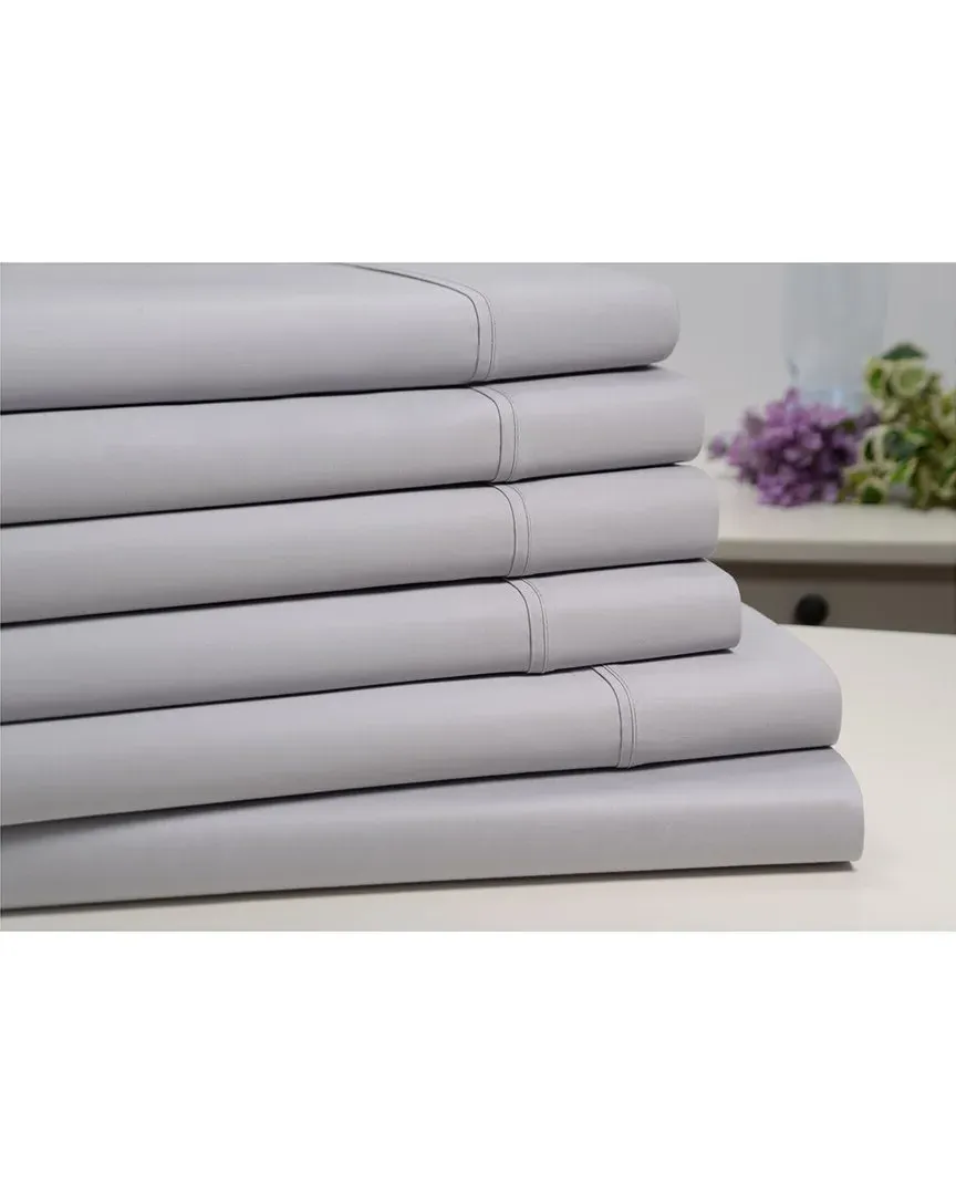 1500tc Bamboo Cotton Sheet Set - Silver