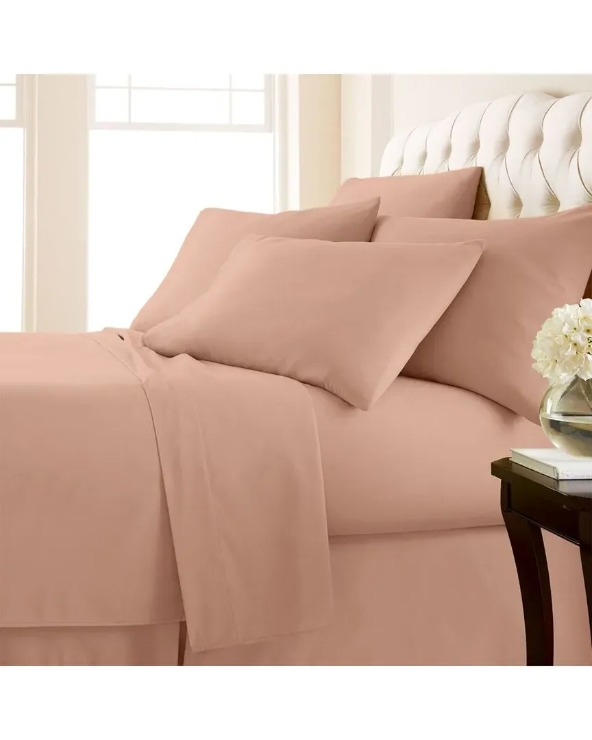 300 Thread Count Sateen Cotton Sheet Set - Blush image
