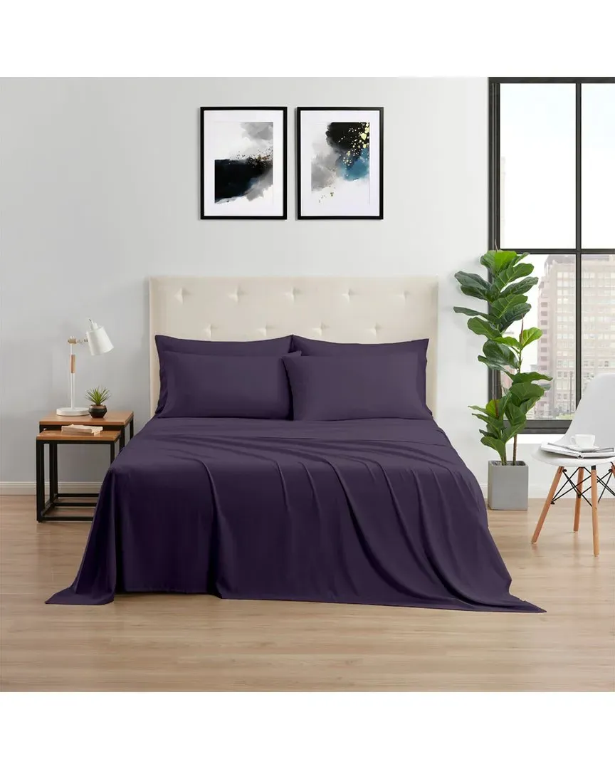 Bamboo Cooling Sheet Set - Eggplant