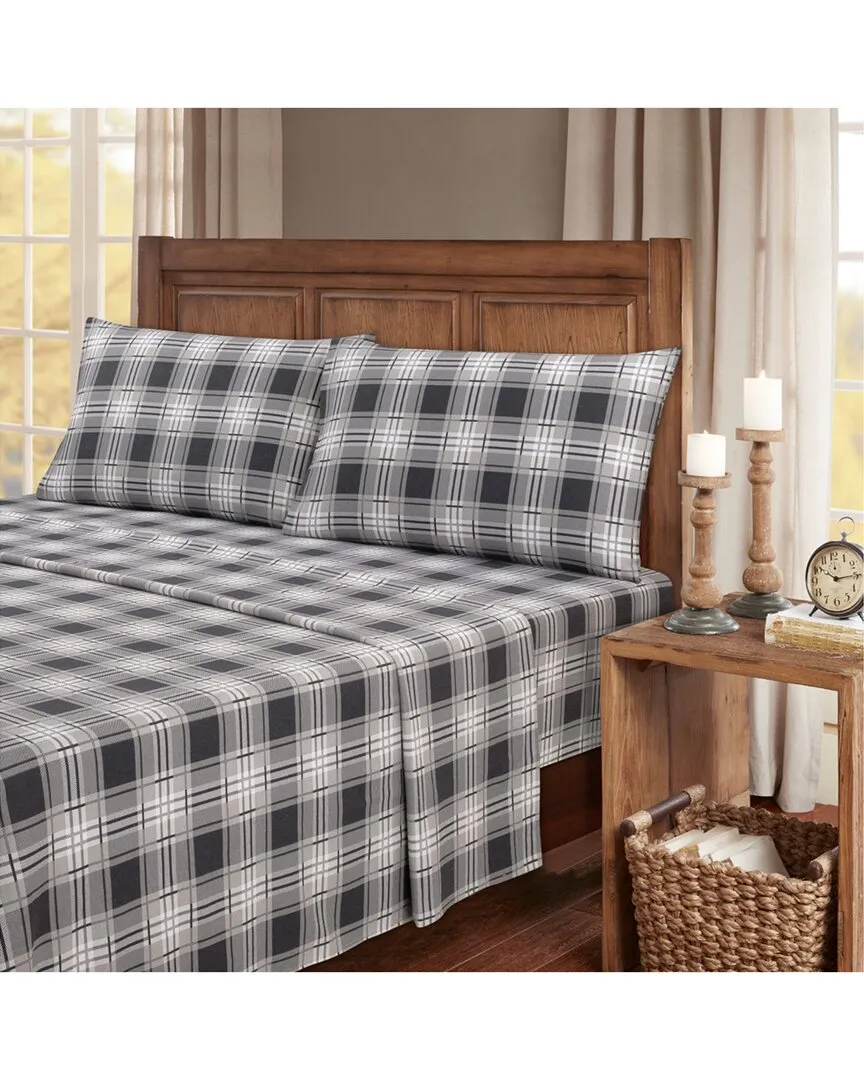Turkish Cotton Flannel Sheet Set - Eden Plaid