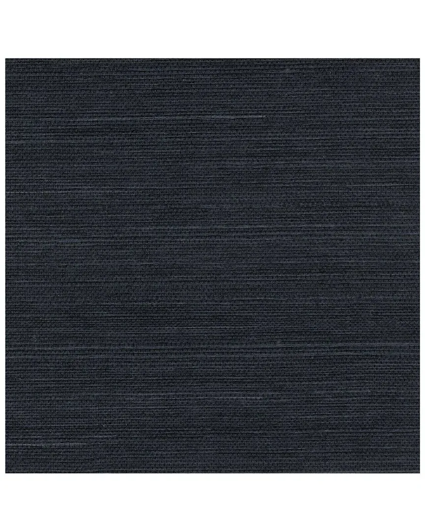 Peninsula Sisal Grasscloth Wallpaper - Navy image