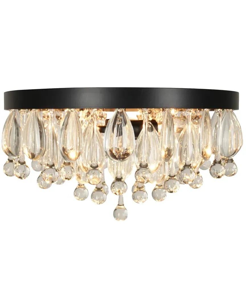 Cascade 3-Light Flush Mount - Black image