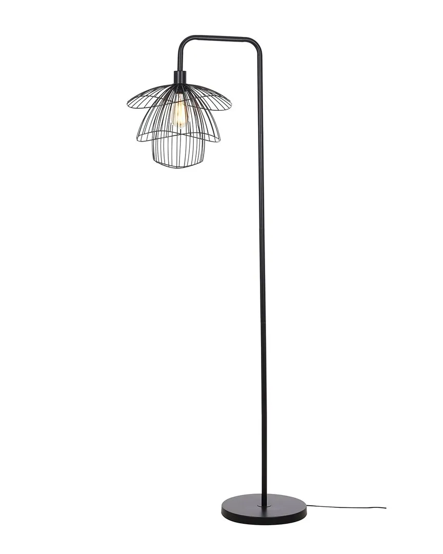 Orchid Downbridge Floor Lamp - Black, Metal image