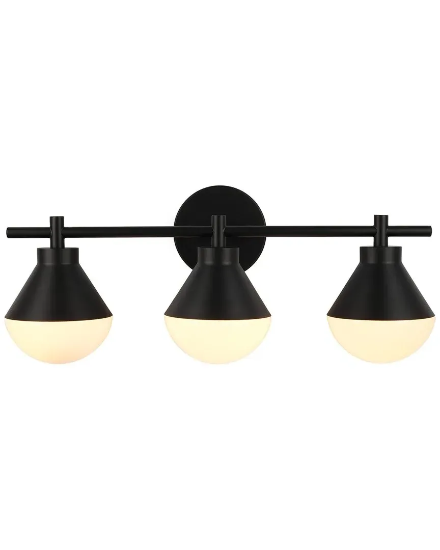 Schoolhouse 3-Light Vanity Light - Black, Metal image
