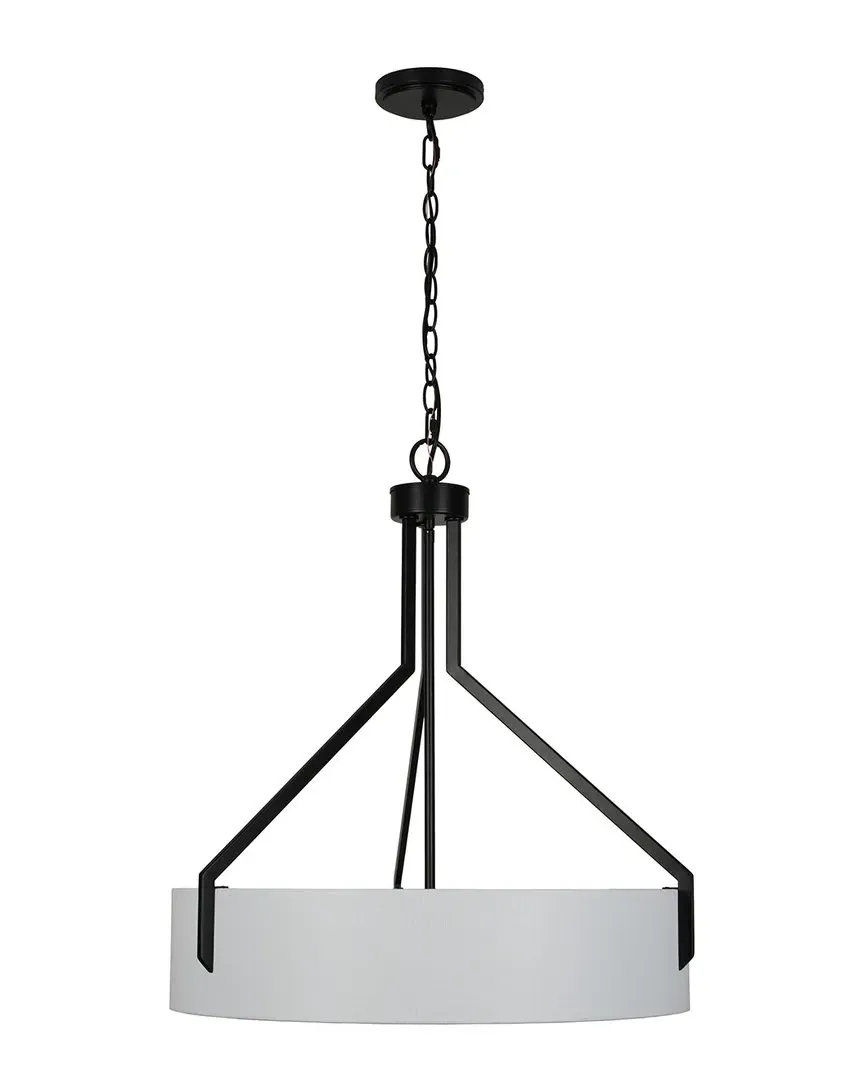 Thayne 5-Light Drum Pendant - Black image