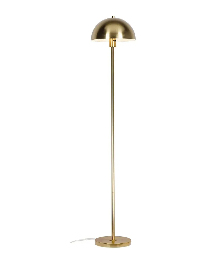 Vega Dome Floor Lamp - Brushed Gold, Metal