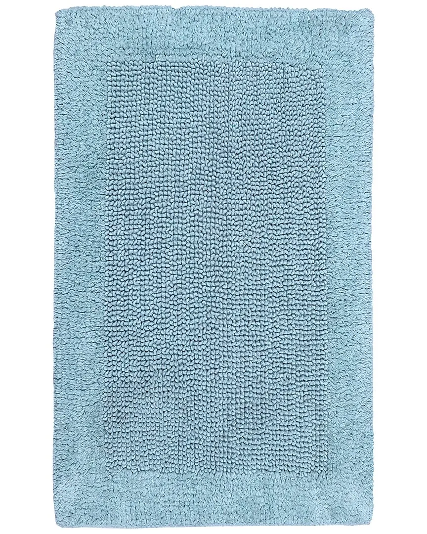 Bella Napoli Bath Rug - Light Blue, Cotton