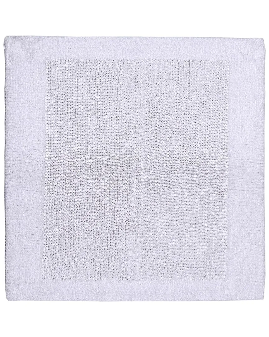 Bella Napoli Bath Rug - White, Cotton