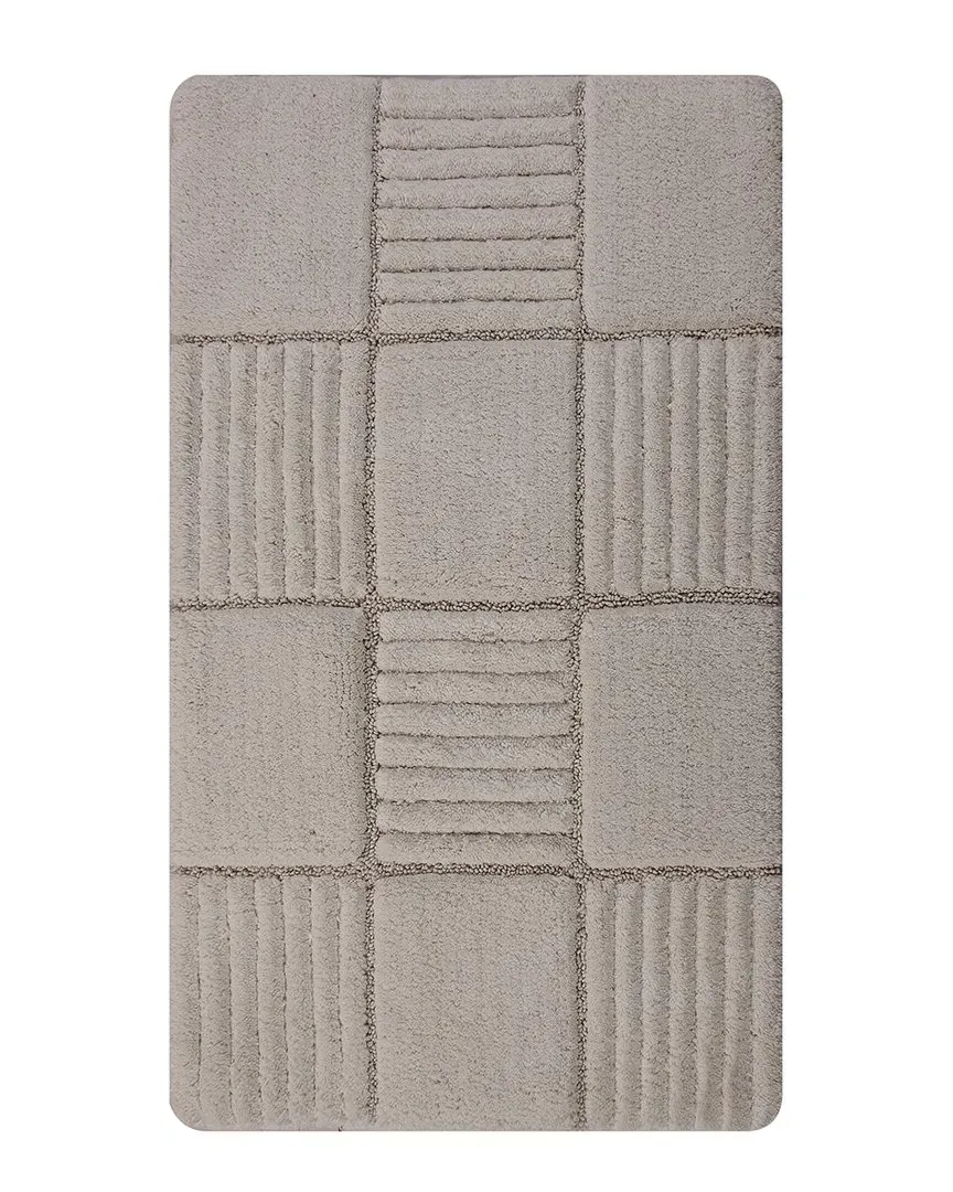 Chakkar Board Bath Rug - Ivory, Cotton