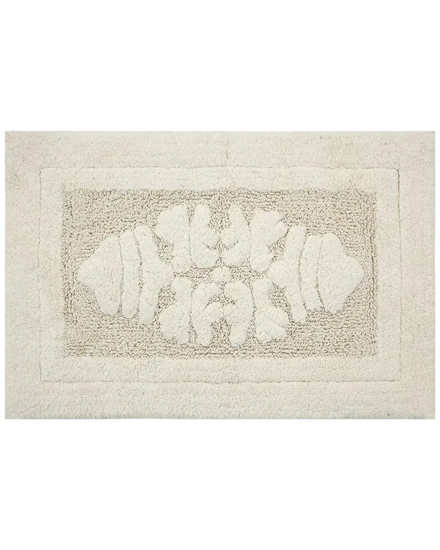 Cipher Bath Rug with Skid Resistant Back - Ivory, Cotton image