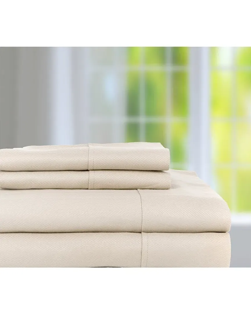 Herringbone Stripe Sheet Set - Cotton image