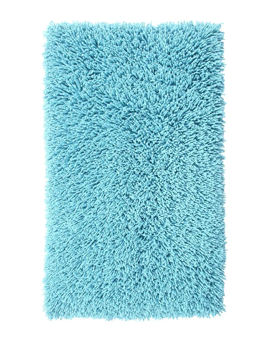 Melbourne Bath Rug - Aqua, Cotton image