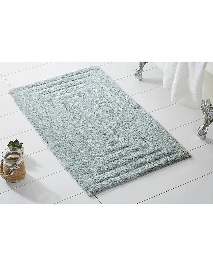 Racetrack Bath Rug - Blue, Cotton