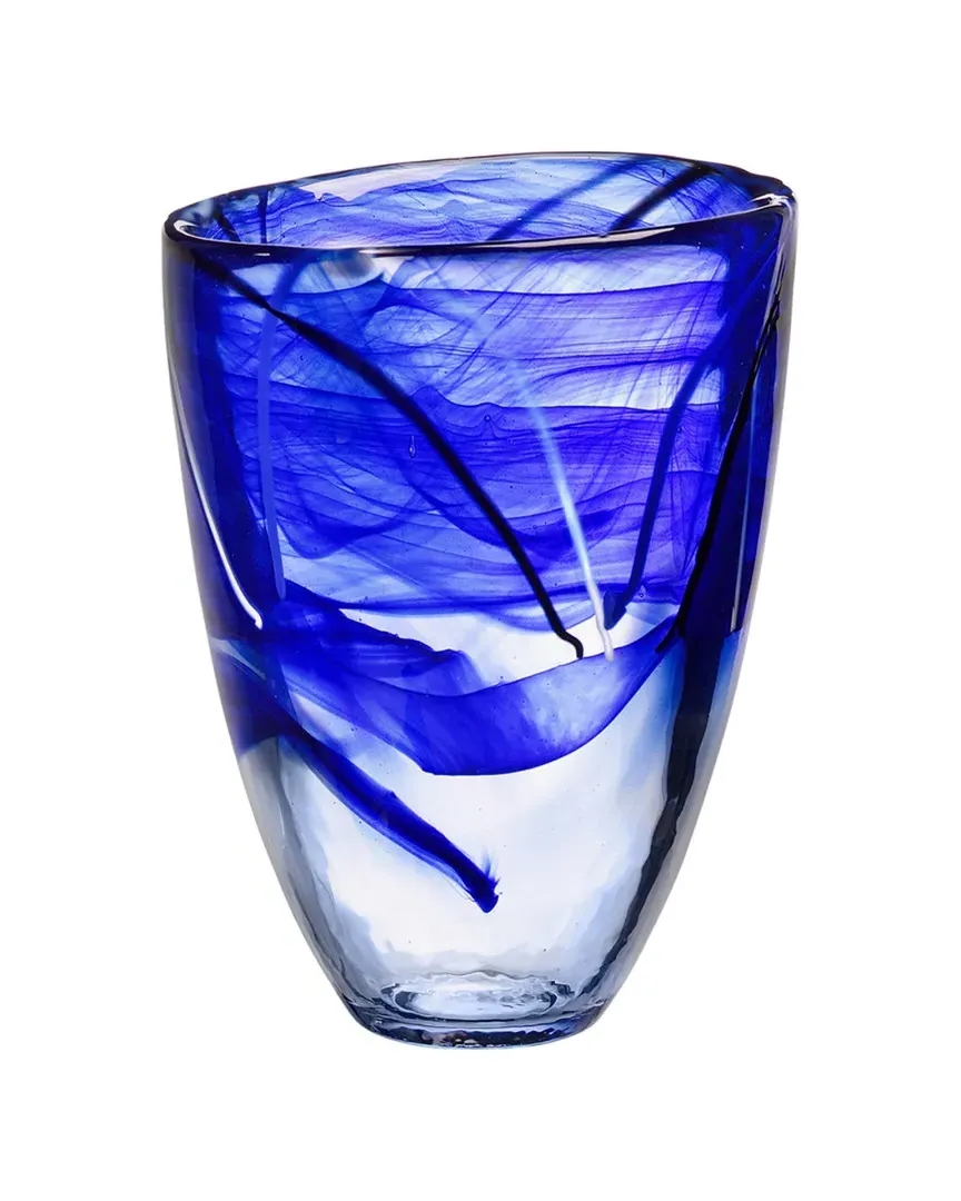 Contrast Vase - Blue image