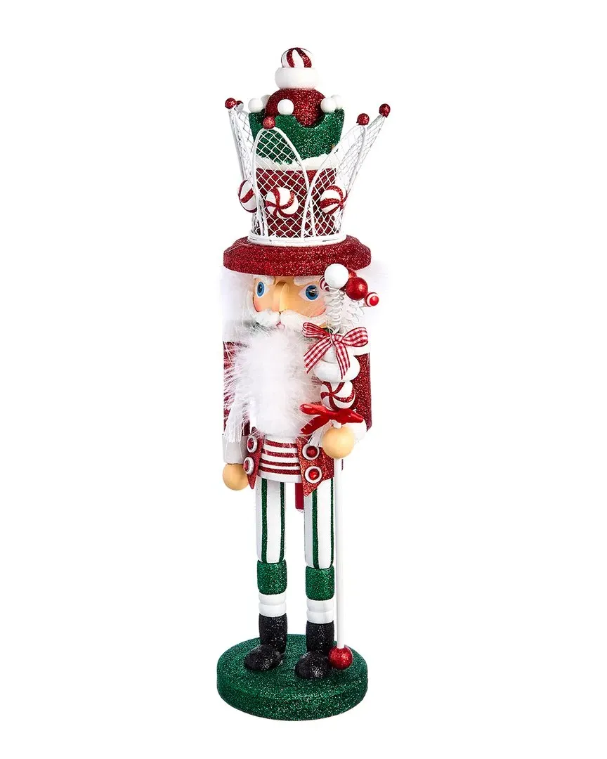 17in Decorative Hat Nutcracker - Red image