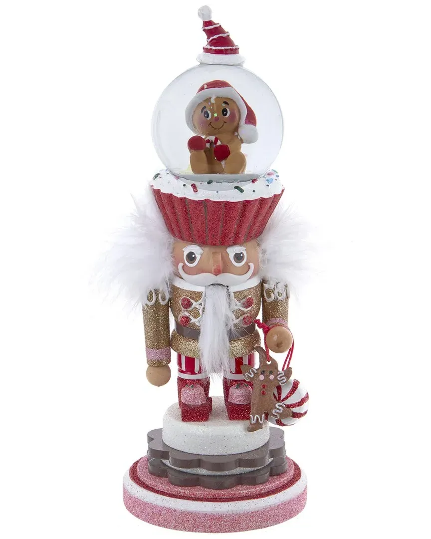 Hollywood Nutcrackers Gingerbread Water Globe Nutcracker - Brown