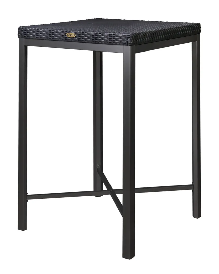 Russ Rattan Bar Table - Black image