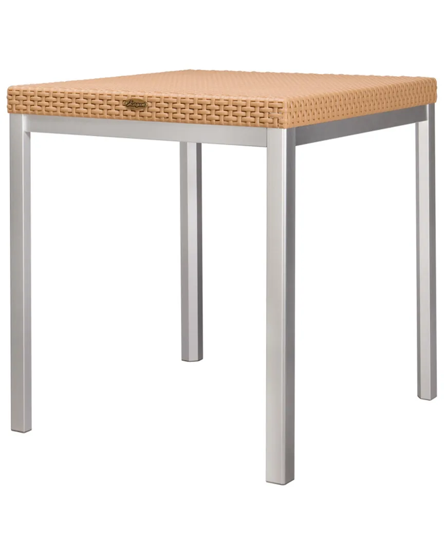 Russ Square Dining Table - Tan, Rattan