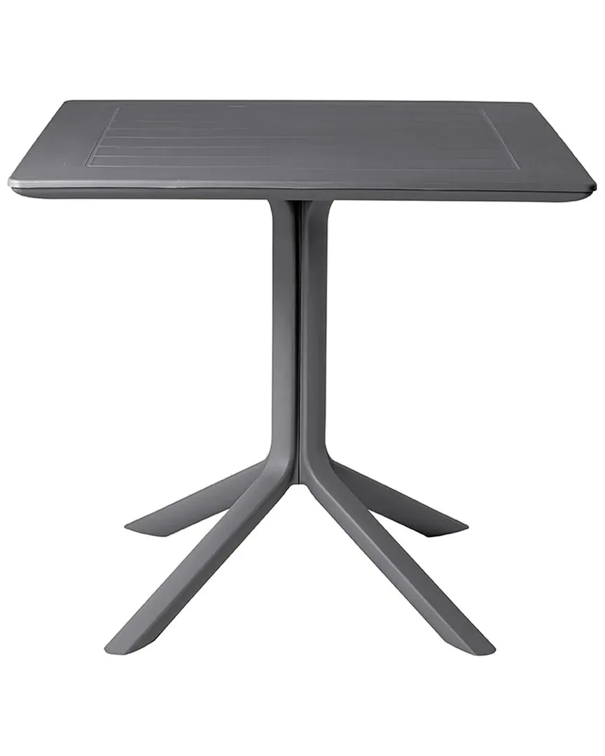 Venice Square Dining Table - Dark Grey, Resin image