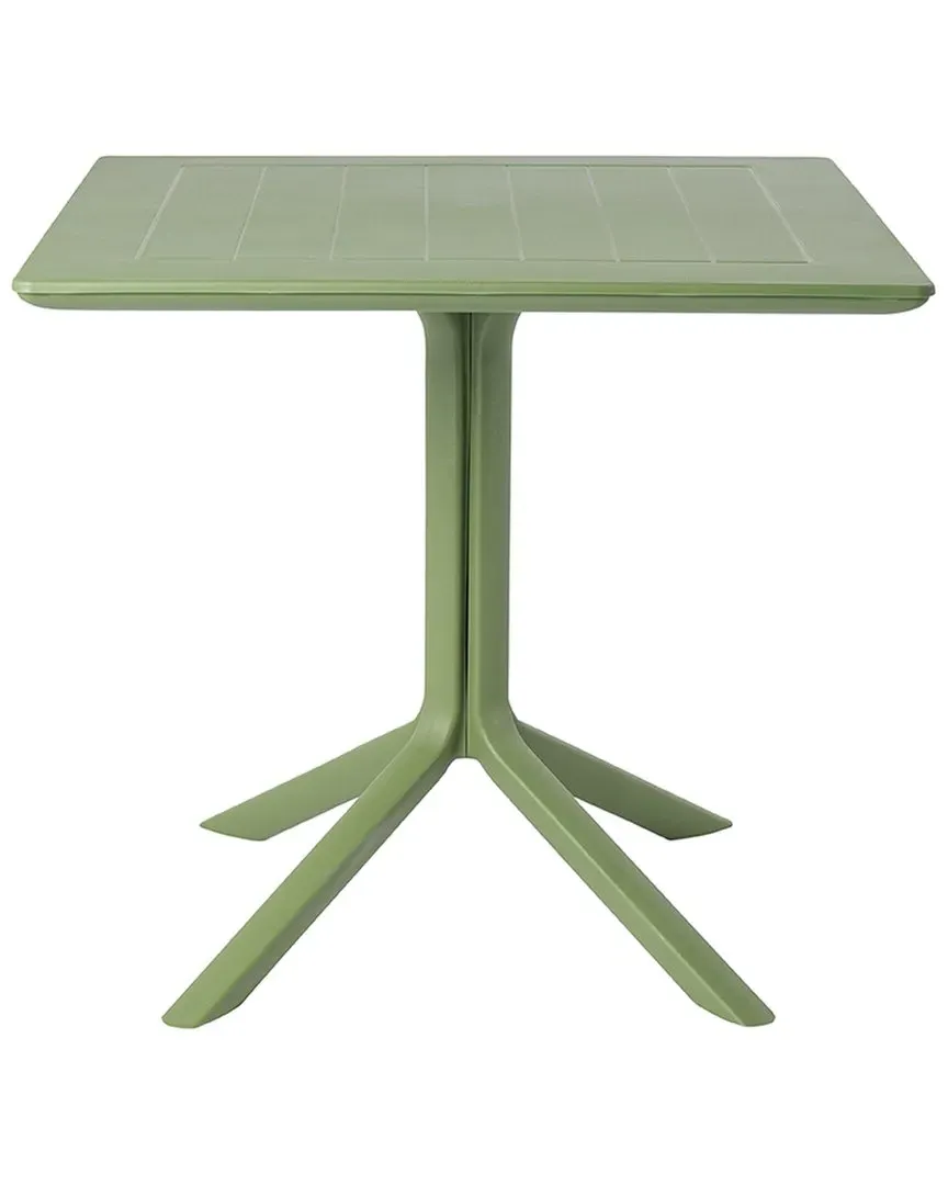 Venice Square Dining Table - Olive Green, Resin