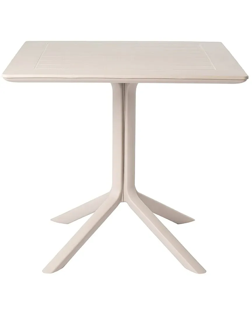 Venice Square Dining Table - Taupe, Resin