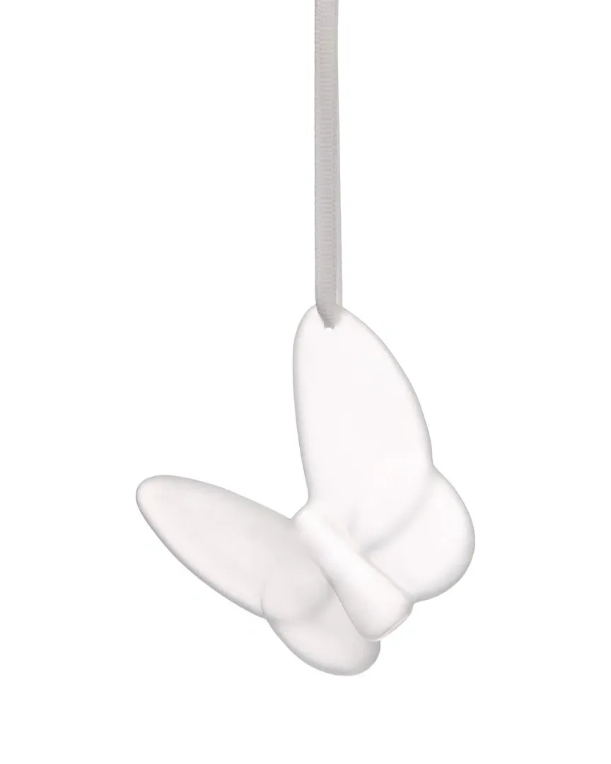 Crystal Butterfly Hanging Ornament - Frosted image