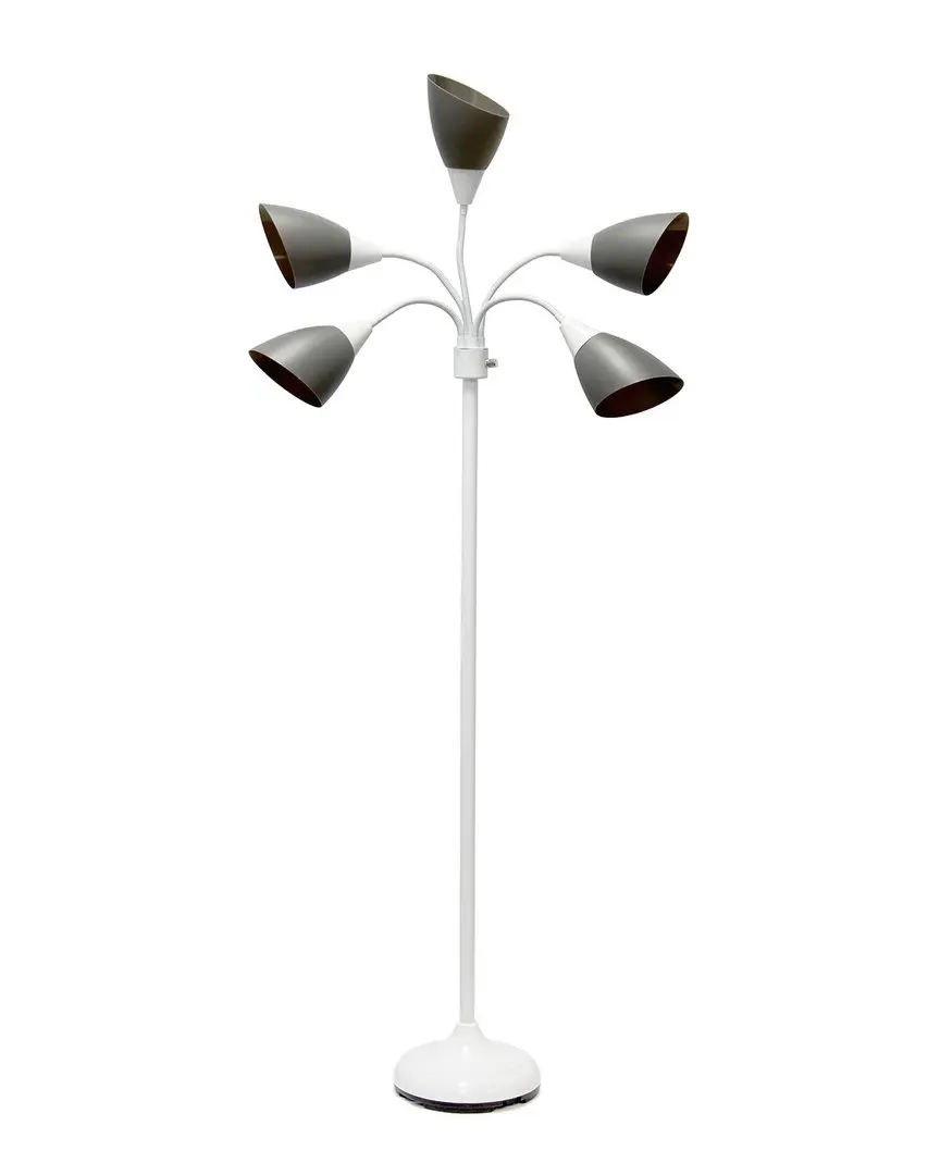 5-Light Adjustable Gooseneck Floor Lamp image