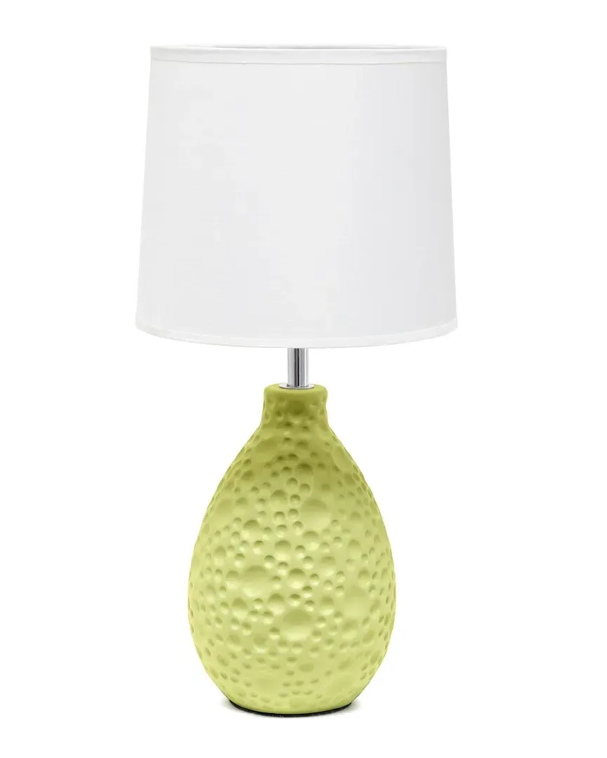Creekwood Home Essentix Ceramic Table Lamp - Green image