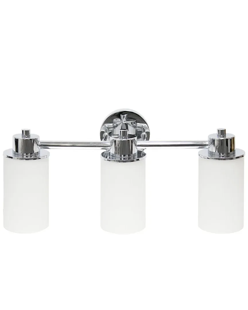 Essentix Three Light Vanity Wall Fixture - Chrome, Iron