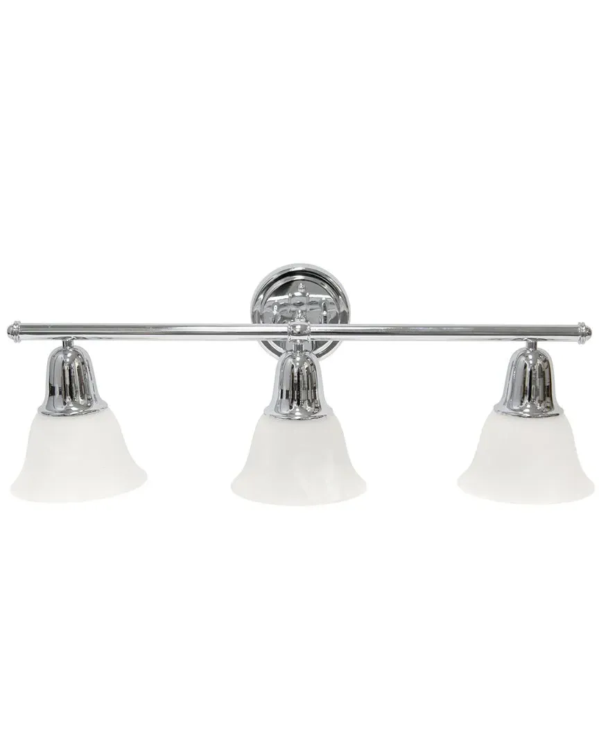 Essentix Three Light Vanity Wall Fixture - Chrome, Iron