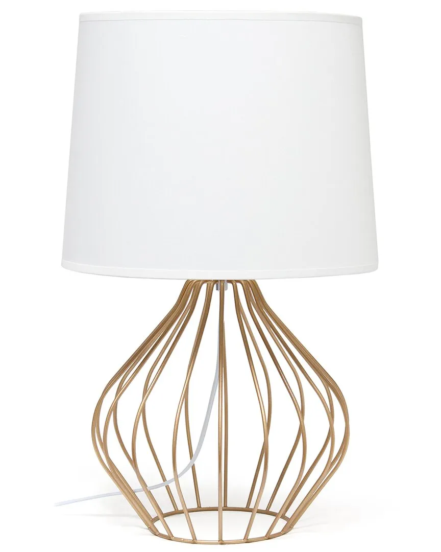 Geometrically Wired Table Lamp - Copper, Iron