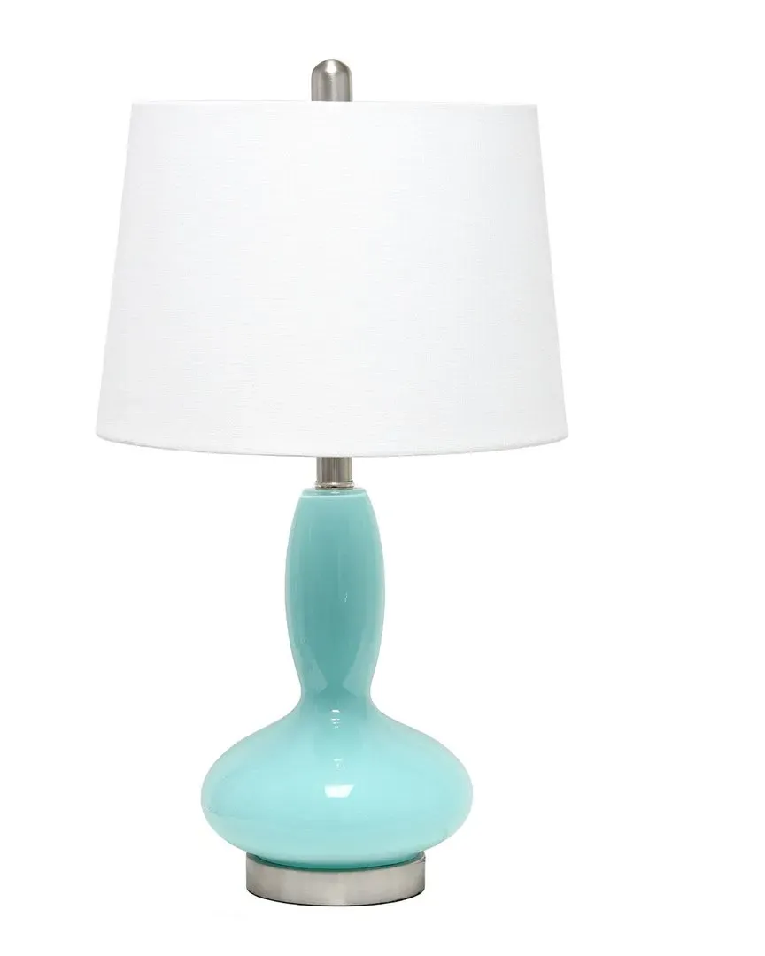 Glass Dollop Table Lamp - Seafoam image