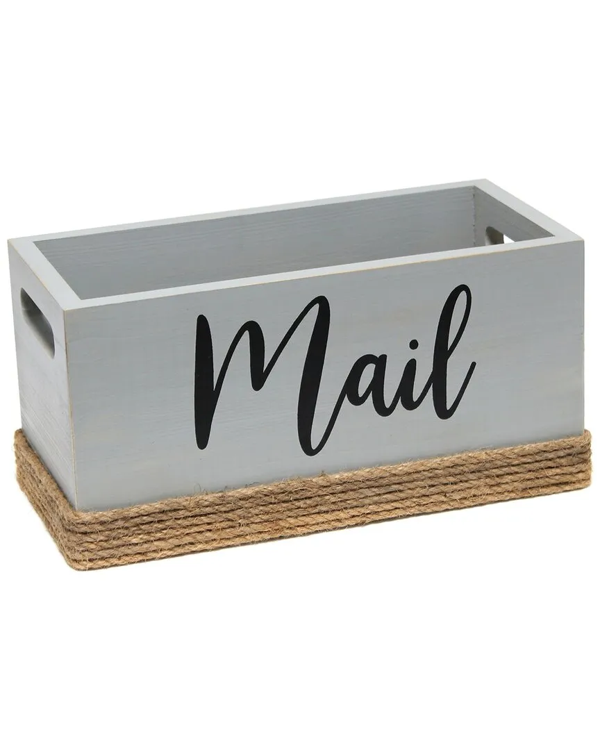 Homewood Decorative Mail Holder - Grey, Wood