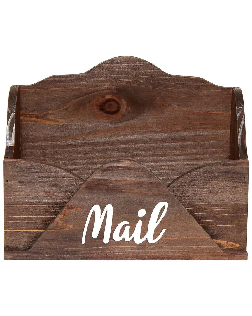 Homewood Envelope Desktop Letter Holder - Brown, Wood image