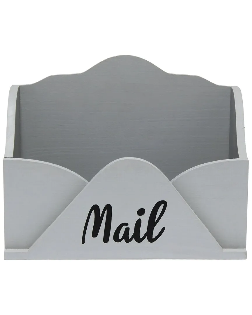 Homewood Envelope Desktop Letter Holder - Grey, Wood