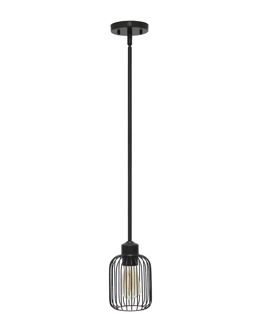 Ironhouse 7in Mini Pendant Light - Black Iron