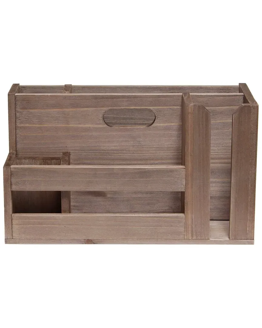 Pantry Picks Flatware Caddy Organizer - Brown, Wood