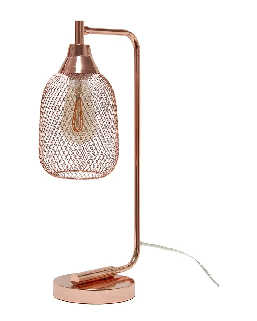 Studio Loft Mesh Desk Lamp - Rose Gold, Iron