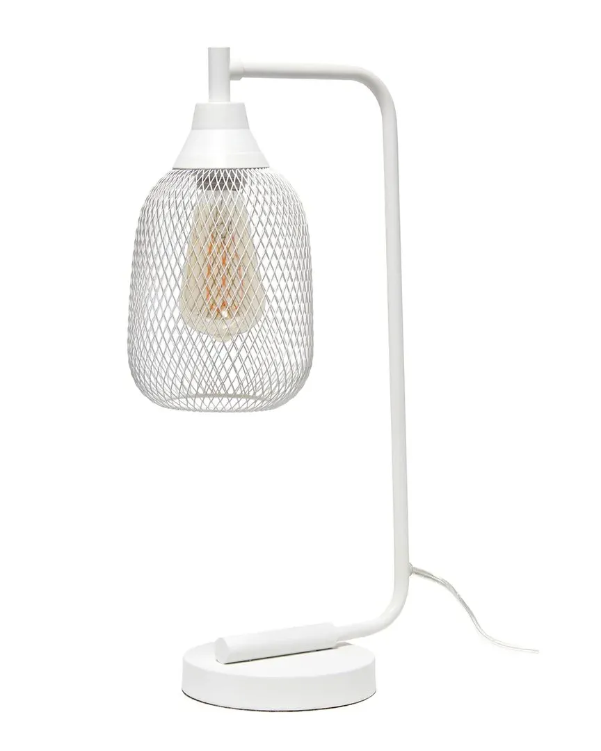 Studio Loft Mesh Desk Lamp - White, Iron