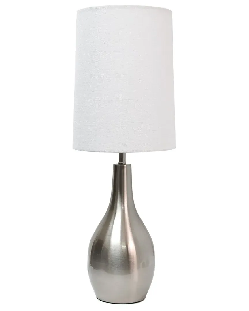Tear Drop Table Lamp - Brushed Nickel, Metal image