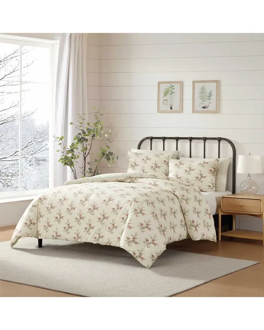 200 Thread Count Jessika Cotton Comforter Set - Red image