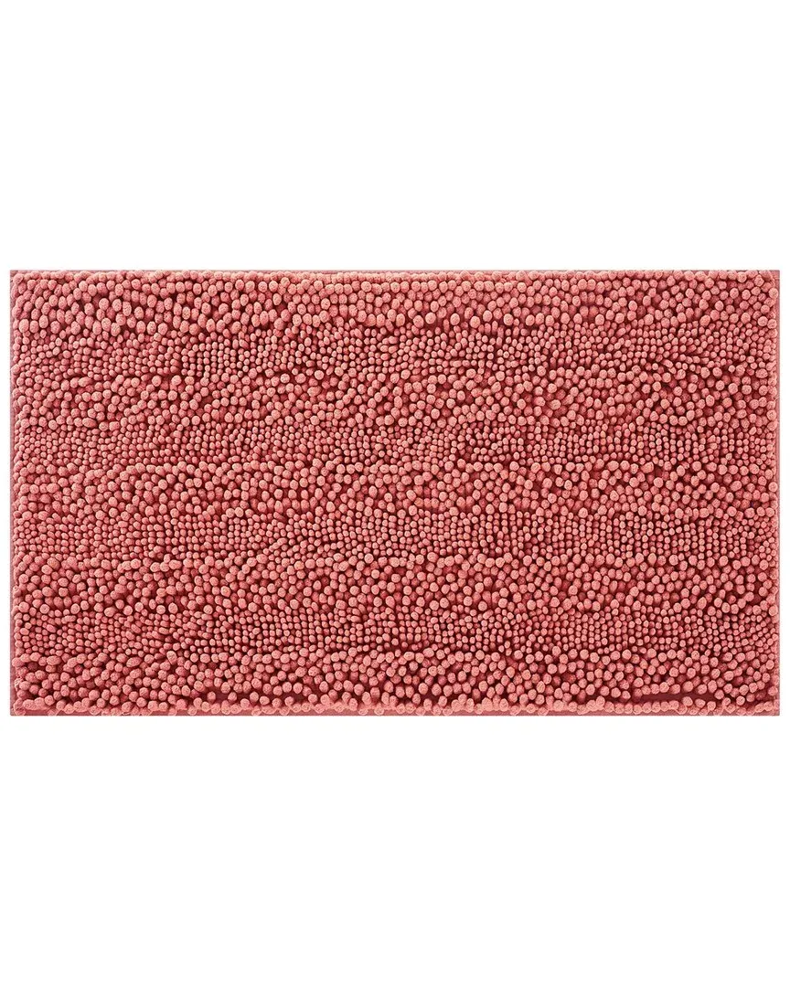 Astor Chenille Bath Mat - Coral image