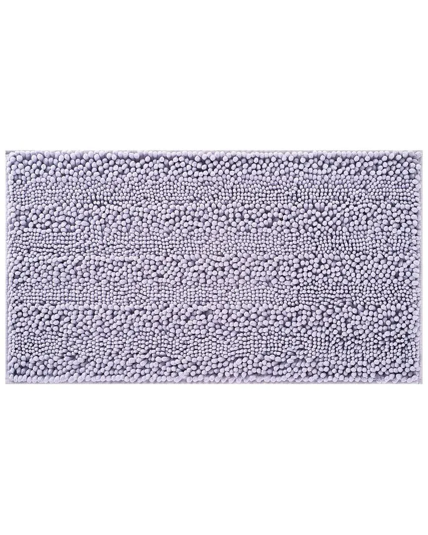 Astor Chenille Bath Mat - Wisteria Purple