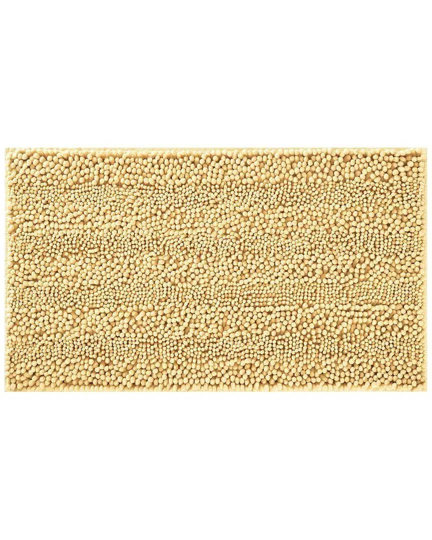 Astor Chenille Bath Mat - Yellow