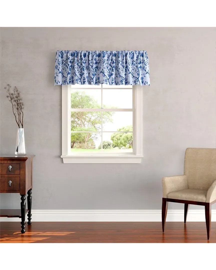 Charlotte Cotton Window Valance - Blue image