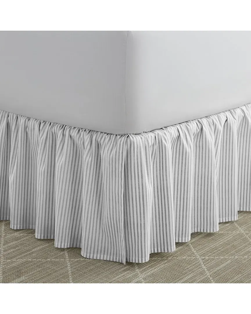 Classics of Cotton Ruffled Bedskirt - Grey, Cotton